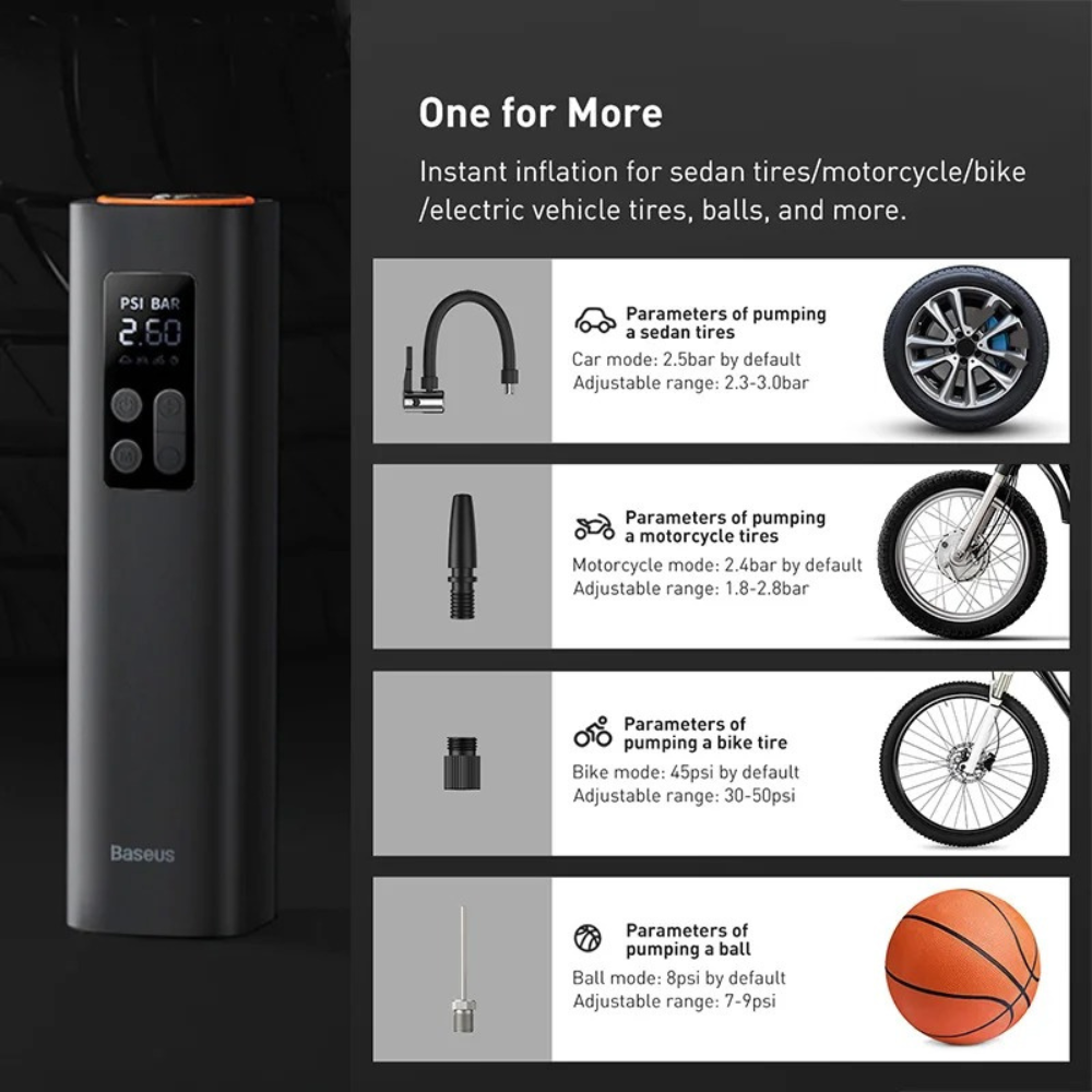 PumpX™ Portable Digital Air Compressor