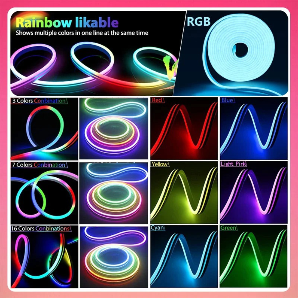 NeonFlex™ Hyper Glow RGBIC Strip Lights