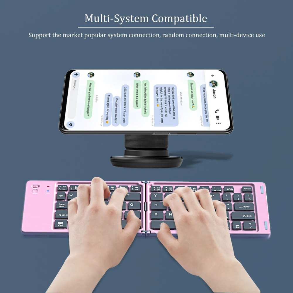 FoldPro™ Ultra Compact Wireless Keyboard