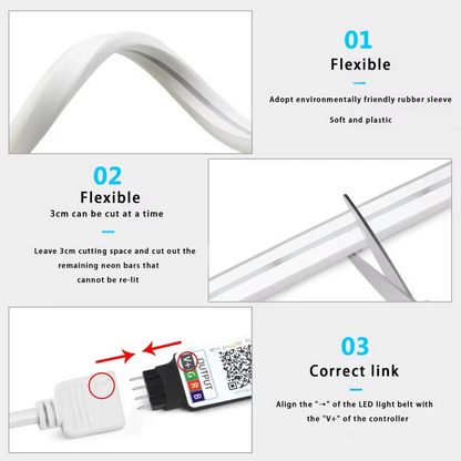 NeonFlex™ Hyper Glow RGBIC Strip Lights