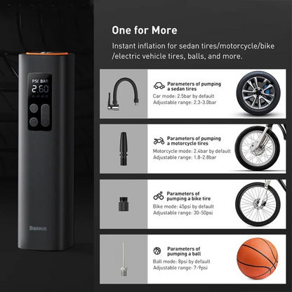 PumpX™ Portable Digital Air Compressor
